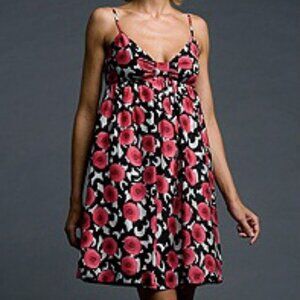 Tara Jarmon Empire-style Midi Silk Cocktail Dress, Eur Size 38 #349